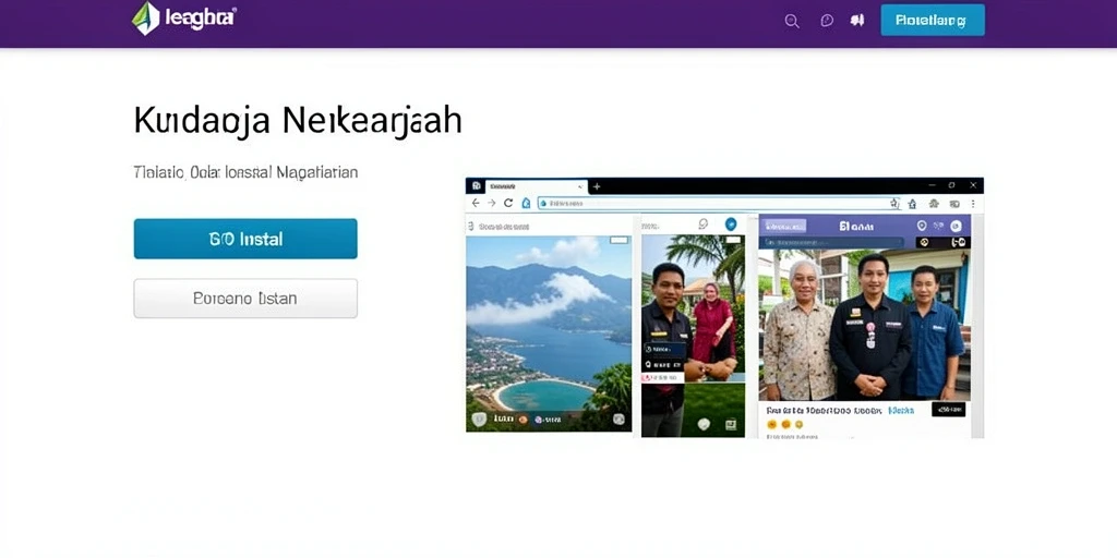 Tampilan menu utama yang intuitif dan menarik.