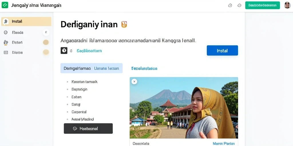 Antarmuka yang menarik dan mudah digunakan.