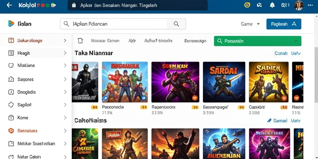 Tampilan antarmuka utama TALAS89 yang modern dan menarik.